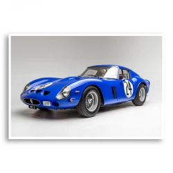 Ferrari 250 Testa Rossa in Blue Wall Art